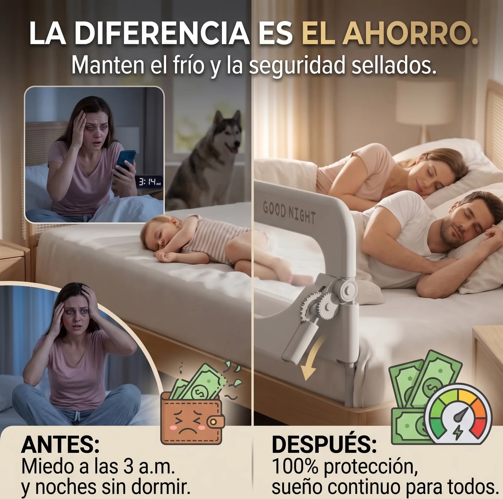 Antes y después