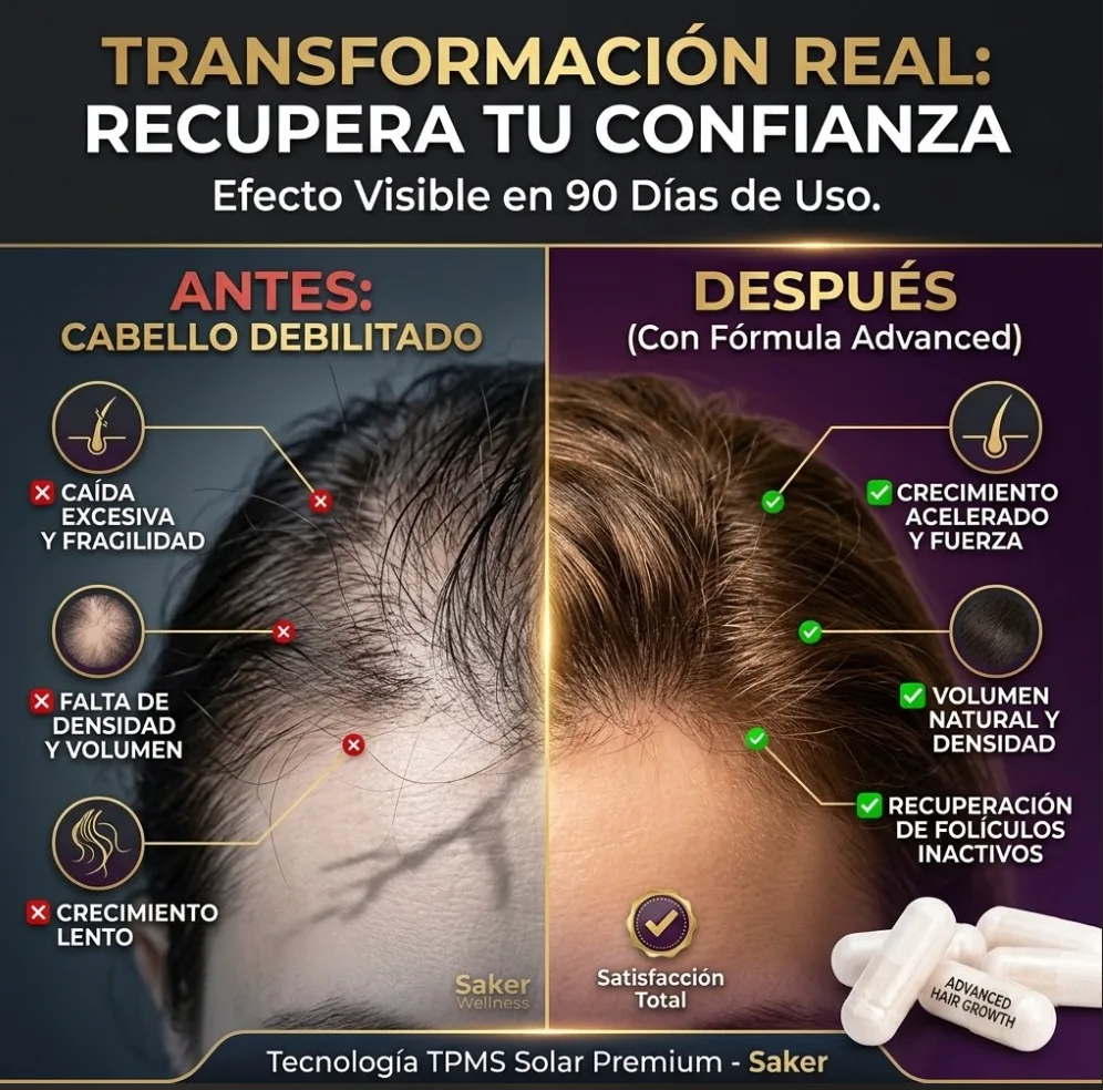 HAIR GROWTH ADVANCED - 60 CAPSULAS