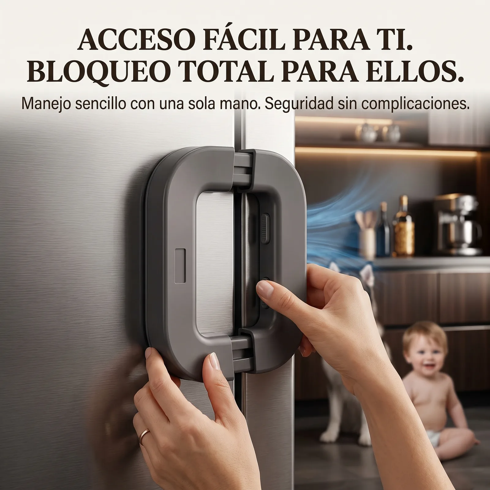 BLOQUEO SEGURO PARA NEVERA