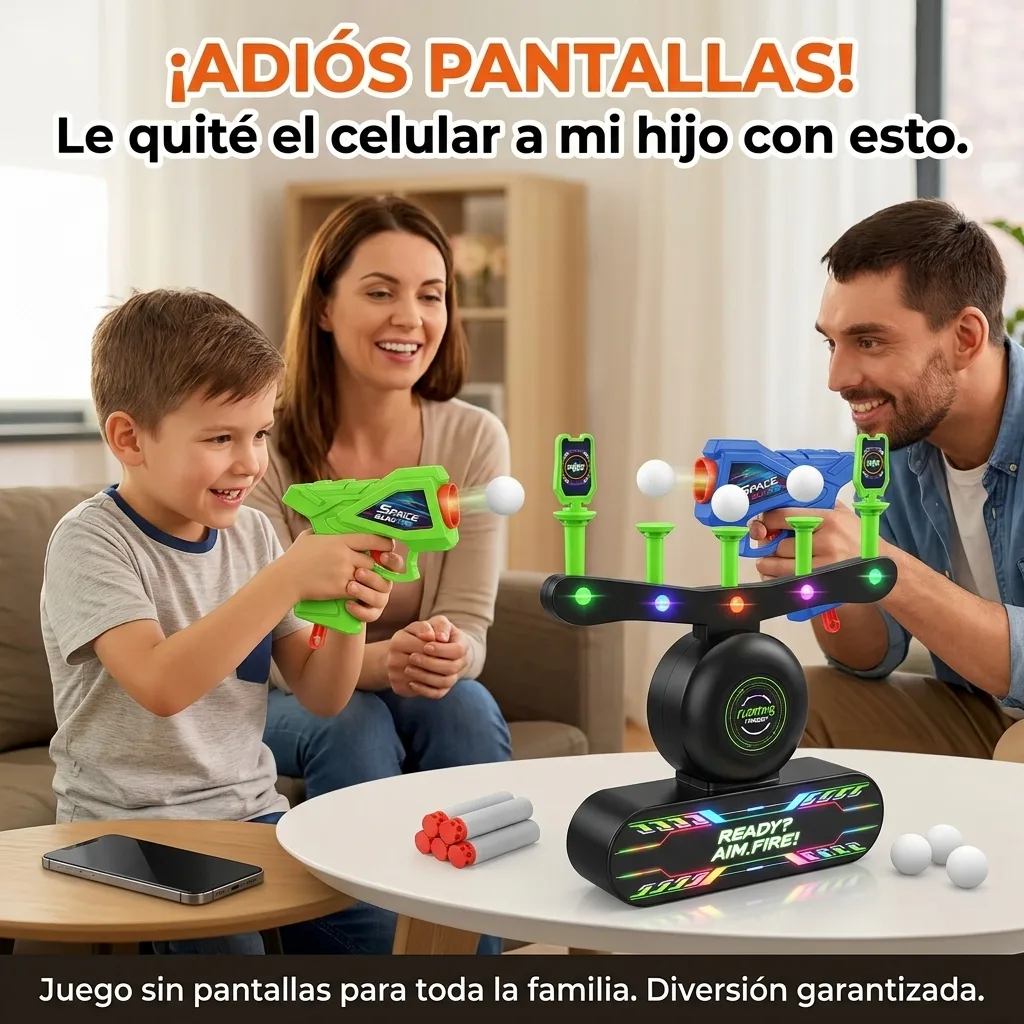 JUEGO DE TIRO CON PELOTA FLOTANTE