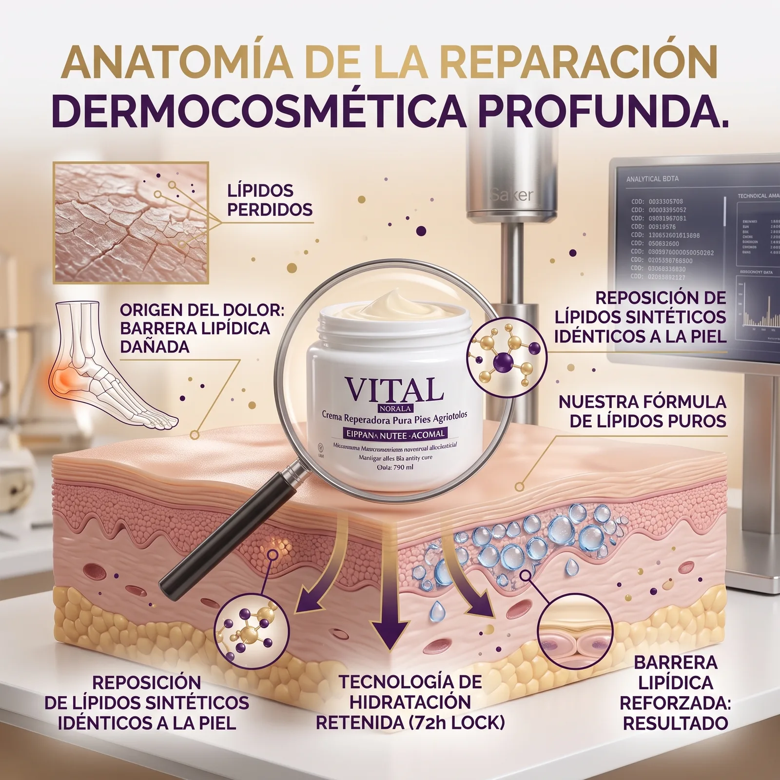 CREMA VITAL PIES AGRIETADOS