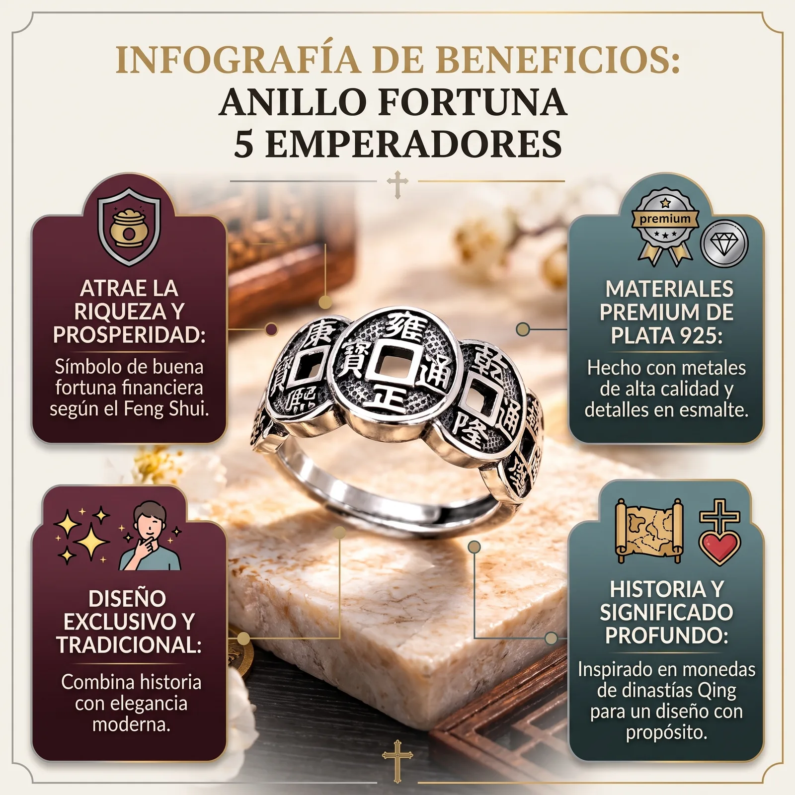 Anillo Fortuna 5 Emperadores