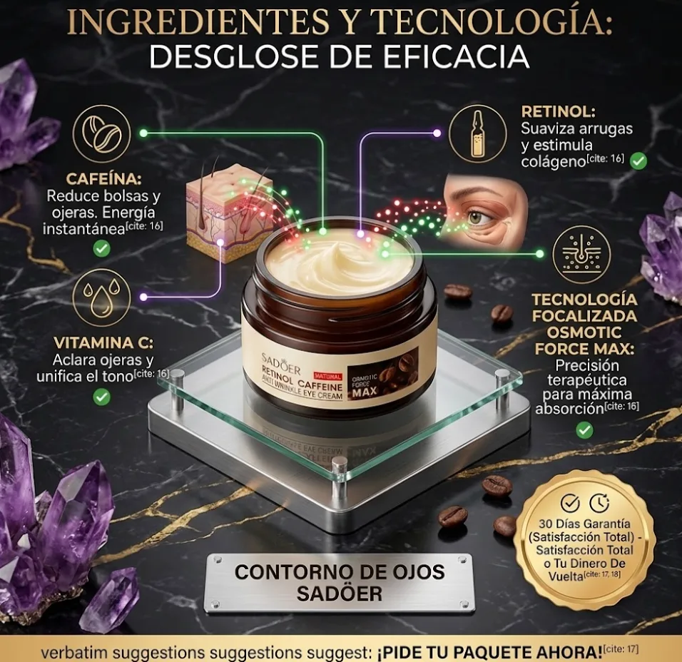 CONTORNO DE OJOS CAFE Y RETINOL