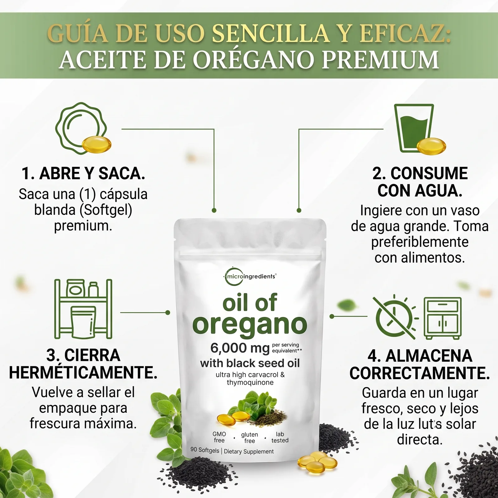 ACEITE DE OREGANO X 90 CAPSULAS