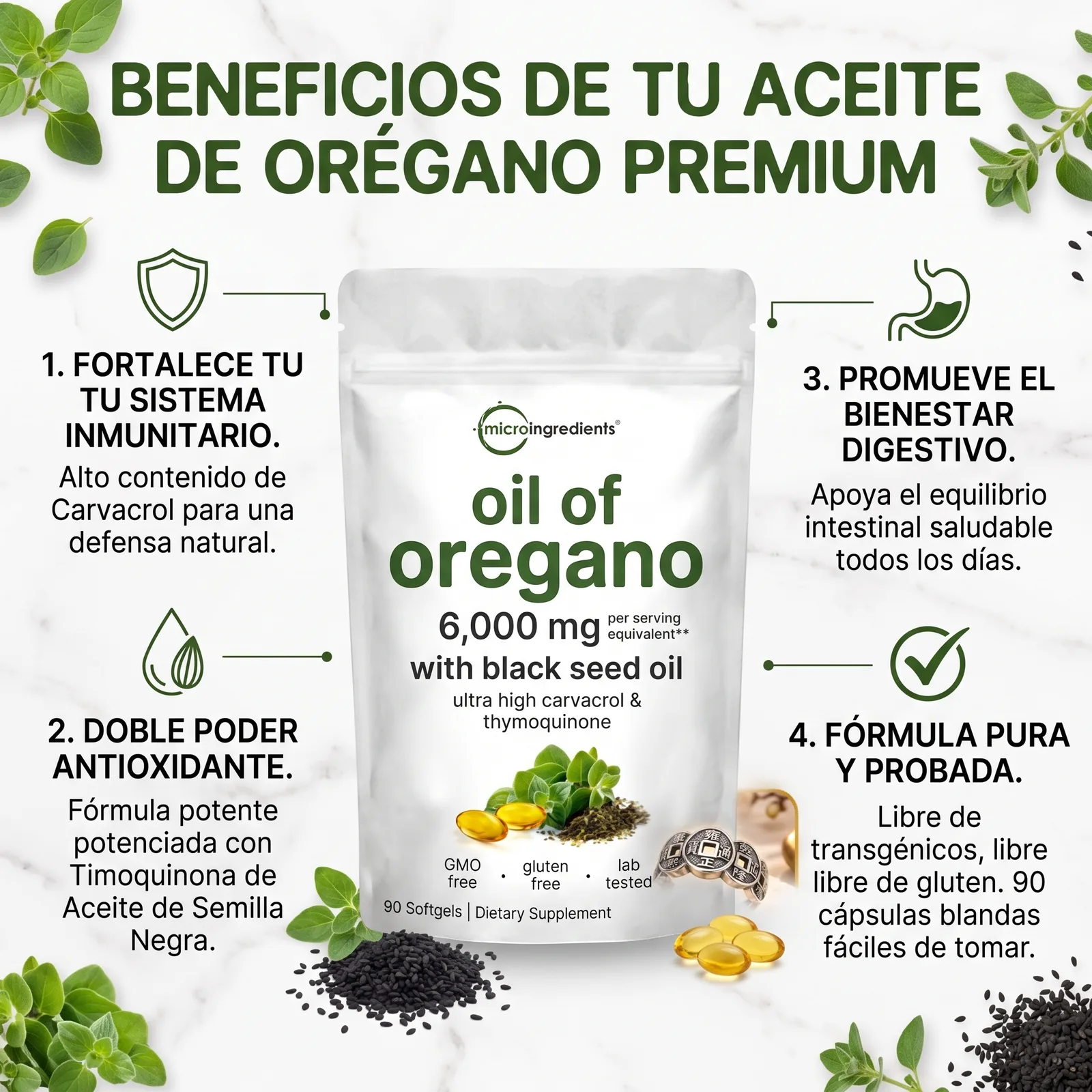 ACEITE DE OREGANO X 90 CAPSULAS