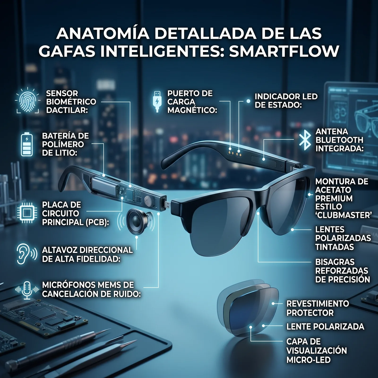 Gafas De Sol Bluetooth Inteligentes